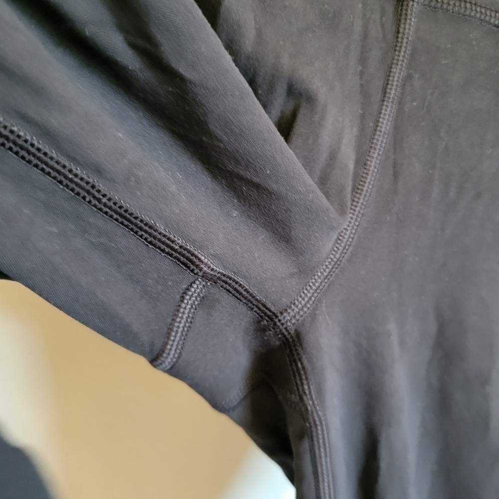 Athleta Salutations 7/8 Tight in Powervita Legging Cropped Black Blue XS Extra S - Picture 6 of 10